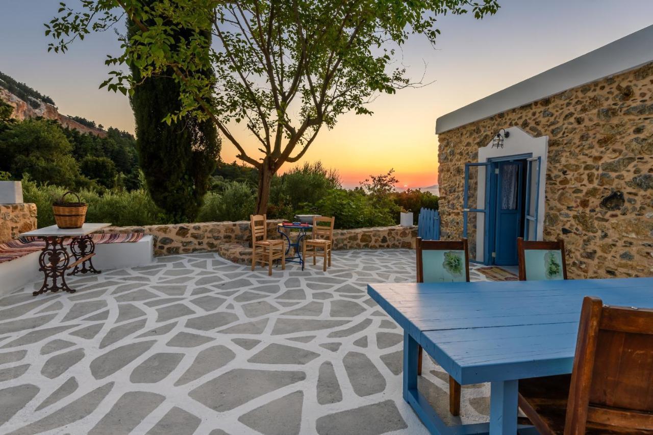 The Aegean Blue Country House Old Milos Lagoudi Zia Bagian luar foto