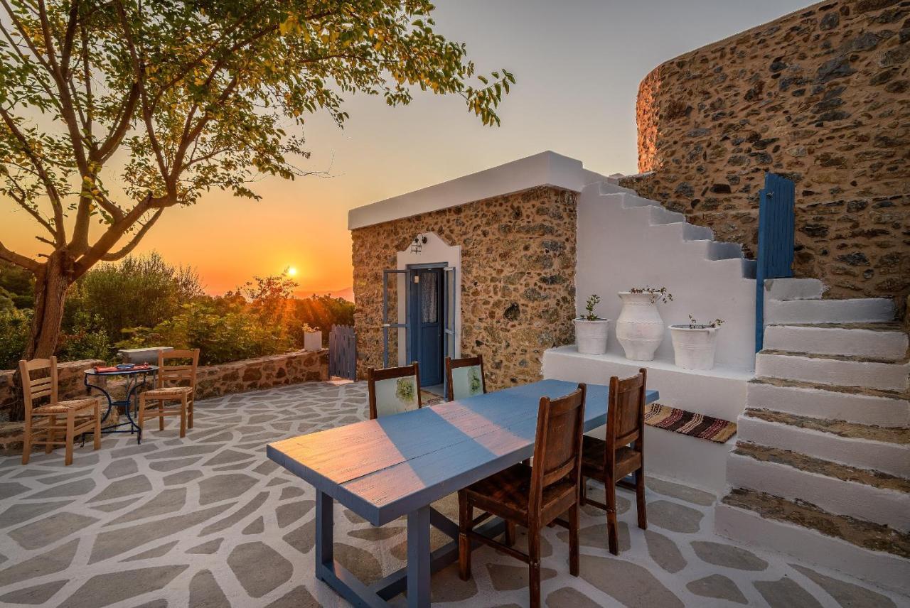 The Aegean Blue Country House Old Milos Lagoudi Zia Bagian luar foto