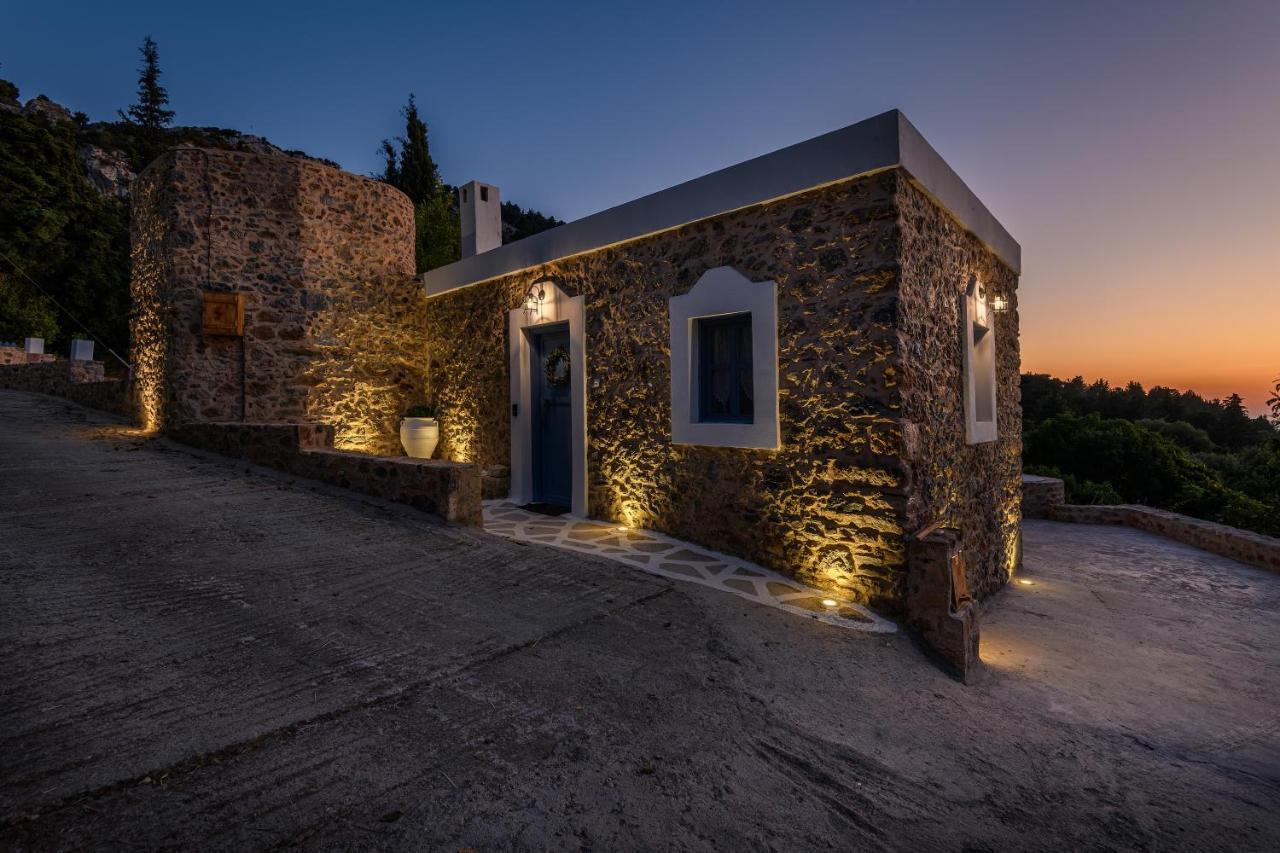 The Aegean Blue Country House Old Milos Lagoudi Zia Bagian luar foto